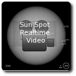 Real time Sun Spot Video